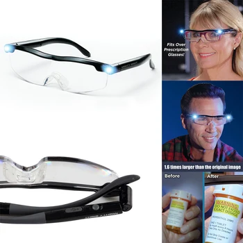 

LED Light Glasses Presbyopia Magnifier LED Glasses Luminous Night Vision Glasses Portable Lighting Glasses Dropship USB