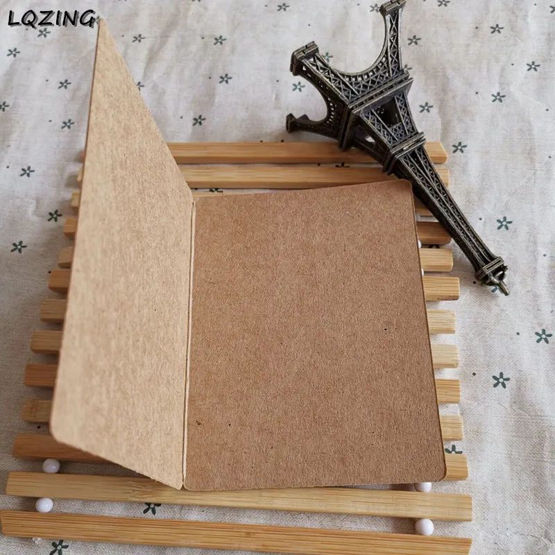 kraft Ретро DIY Чистая крафт-бумага Пригласительные открытки крафт/черный/белый ручной работы Свадебная вечеринка юбилей приглашения 15 шт./лот - Цвет: kraft