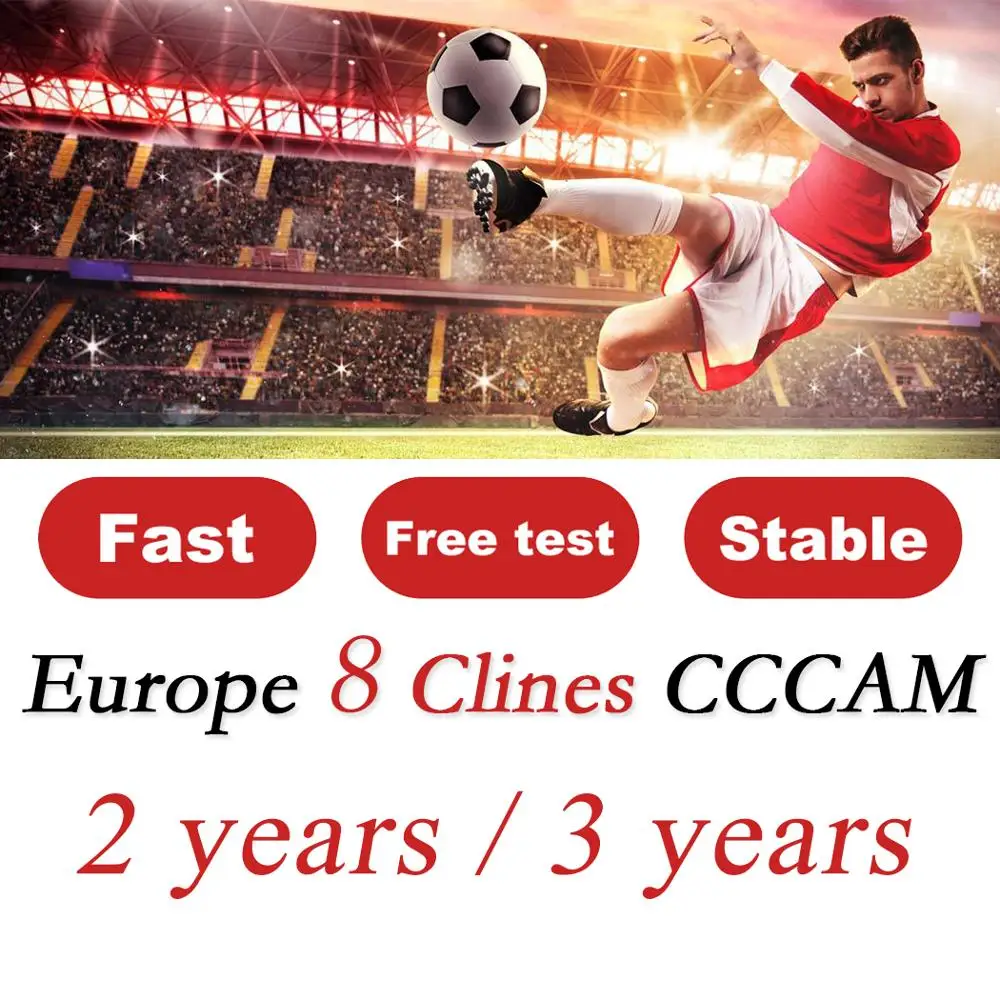 

CCCAM ESPA A Cline for 1/2 year Europe 8 lines Ccam Stable Server Oscam HD Cccam Spain Portugal Germany Poland Receptor Satelite