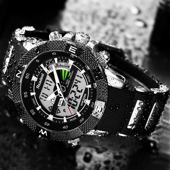 

2020 Readeel Luxury Sport Watches Men Led Waterproof Army Military Digital Quartz Analog Wrist Watch Man Relogio Masculino