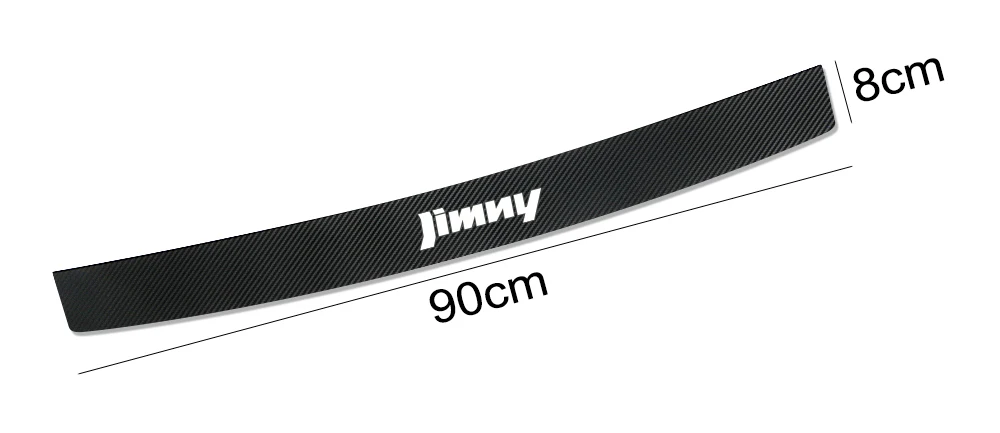 Auto Rear Bumper Trunk Carbon Fiber Stickers For Suzuki Swift SX4 Jimny Ignis Alto Samurai Baleno Grand Vitara Car Accessories