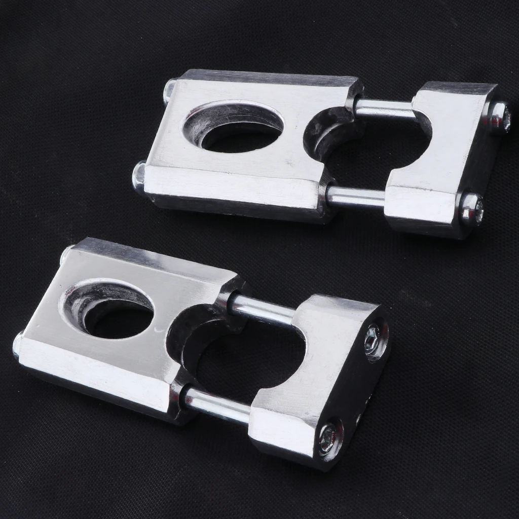 2-Pack Racing Motorcycle Handlebar Riser Raiser for 110-125cc Dirt Bike ATV, Aluminum Alloy