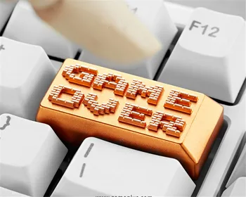 

GAME OVER Pixel cherry mx keycaps for mechanical keyboard key cap backspace keycap