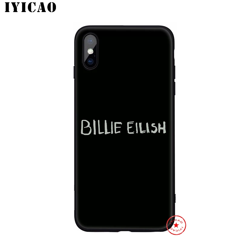 IYICAO Billie Eilish мягкий чехол для телефона iPhone 11 Pro XR X XS Max 6 6S 7 8 Plus 5 5S SE силиконовый TPU 7 Plus - Color: 1