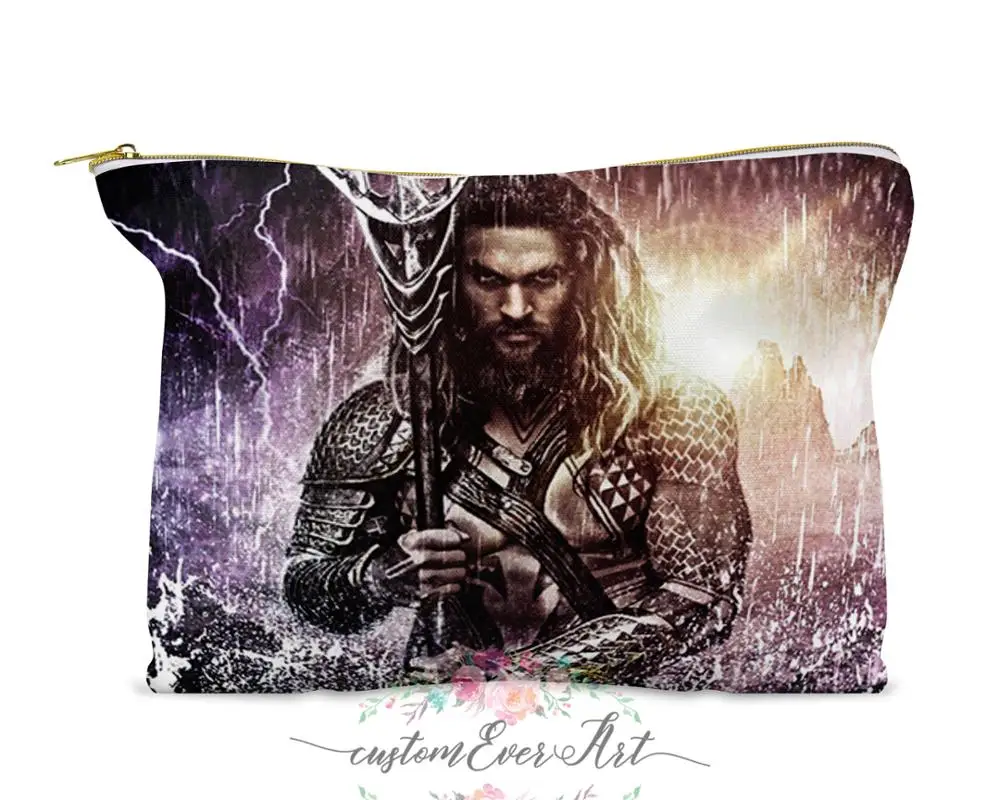 Aquaman HD косметическая сумка, косметическая сумка, косметическая сумка для макияжа, симпатичная дорожная сумка для женщин, подарок