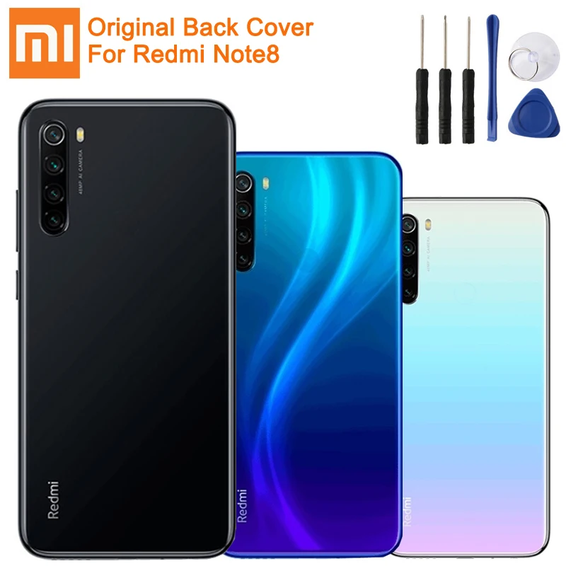Стеклянный чехол для XIAOMI Redmi Note8 Note 8, задняя крышка для телефона, чехол s