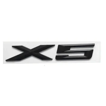 

For BMW X 5 E70/‎E53 ‎F15 X5 Letter Trunk Emblem Rear Badge Decal Stickers Black