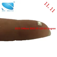 5 шт./лот 2835 SMD 940nm инфракрасный светодиодный IR светодиодный 14mil чипы поверхностного монтажа Устройств 60 градусов угол 0,2 Вт невидимый инфракрасный