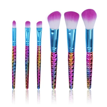 

6pcs/set Colorful Personal Use Makeup Brushes Professional Eye Shadow Foundation Eyebrow Lip Brush Makeup Brushes Tool