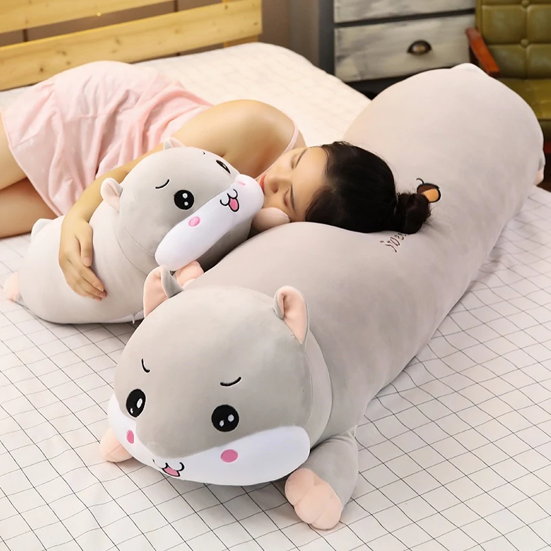 1pcs Hamster Toy Stuffing Mouse Pet Doll Plush Toy Baby Kid Appease Sleeping Pillow Doll Animal Soft Stuffed Toy Birthday Gifts