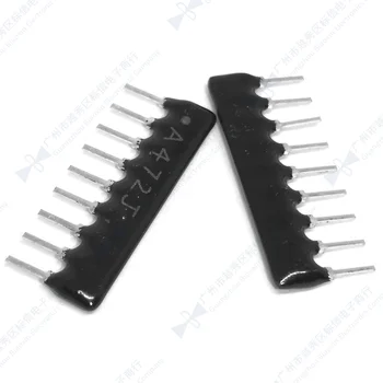 

10PCS DIP exclusion Network Resistor array 7pin 1K 4.7K 5.1K 10K 20K ohm