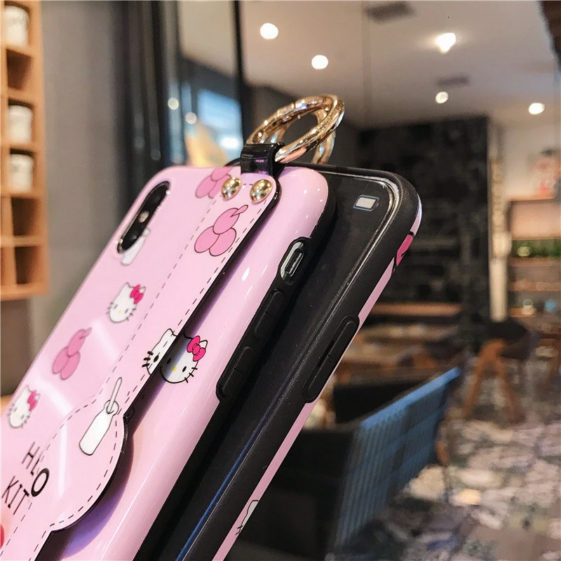 Модный розовый hello kitty Превосходное качество для Iphone 11 чехол Pro Max mate Iphone XR XS Max X 11 11por Max 6 6s 7 8 Plus чехол