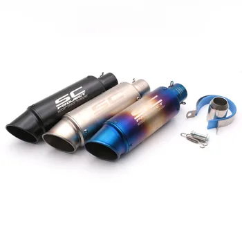 

Motorcycle 36-51mm Stainless Steel Exhaust Pipe For HONDA cb 1000r cbf 1000f cbr 650f vfr 800f xr 250 vfr 1200f For KAWASAKI