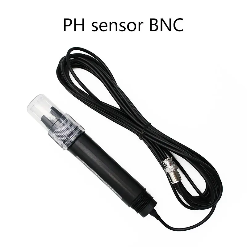 РН датчик температуры датчик обнаружения модуль напряжение 0-5 в 0-10 В 4-20mA RS485 выход рН датчик рН электрод BNC - Цвет: PH sensor BNC