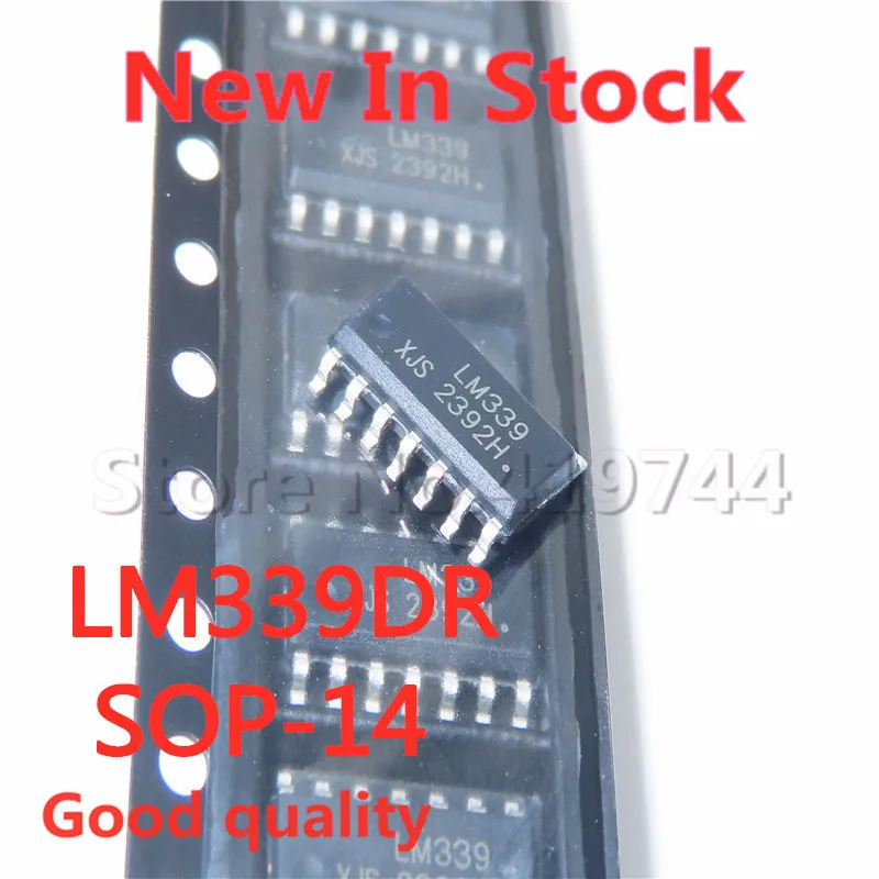 

Четырехканальный Компаратор напряжения LM339 LM339DR SOP-14 SMD, 10 шт./лот, в наличии новый оригинальный IC