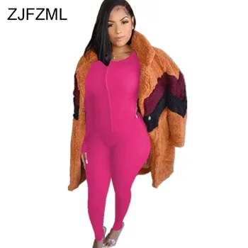 

Ribbed Double Zipper Two Piece Matching Set Women Round Neck Long Flare Sleeve Bandage Tops And Plus Size Bodycon Straight Pants