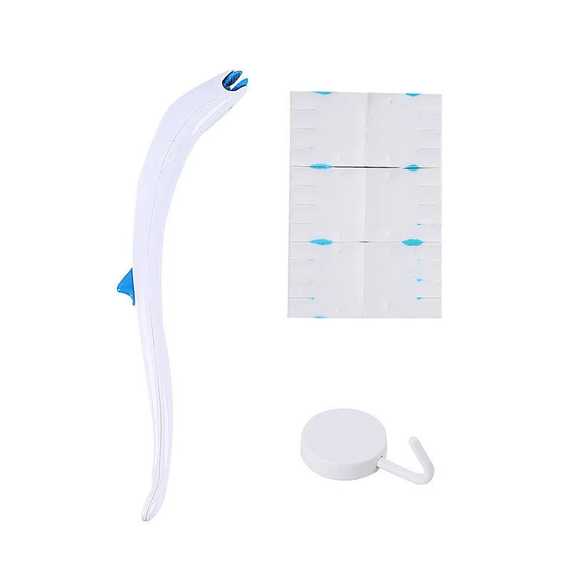 Bathroom Toilet Cleaning Brush Dolphin Shape with 12 Replacement Disposable Heads VJ-Drop