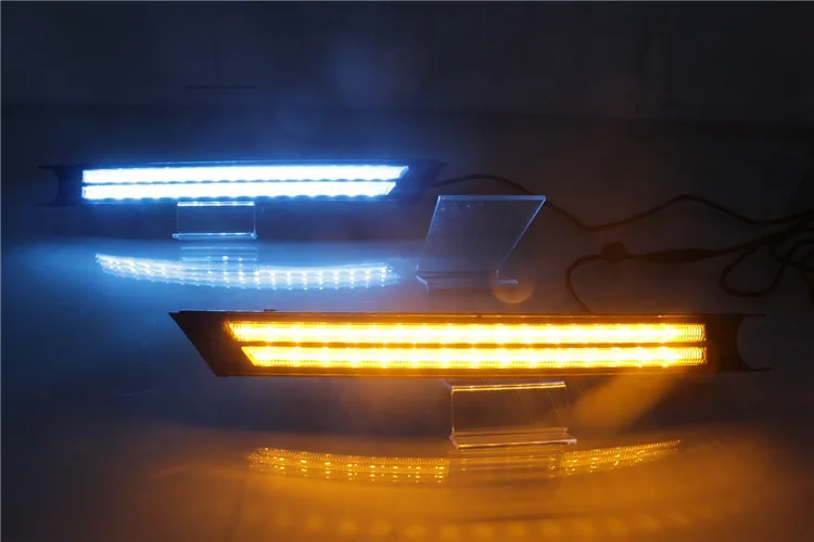 2 шт. автомобильные аксессуары светодиодный DRL Дневной ходовой светильник Дневной светильник с указателем поворота для CX-5 CX5