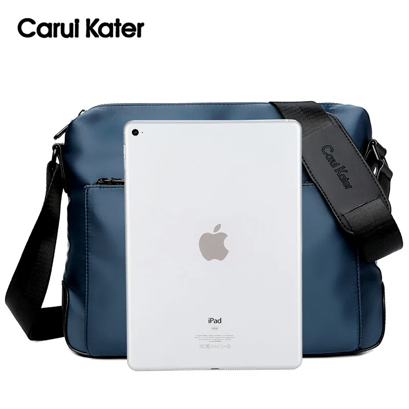 

Carui Kater2019 New Style Crossbody Bag Horizontal And Vertical Solid Color Men Satchel Shoulder Bag
