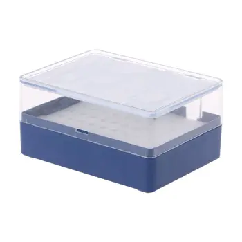 

Plastic Storage Box With Foam Milling Cutter Organizer For 50 PCB Drill Bits