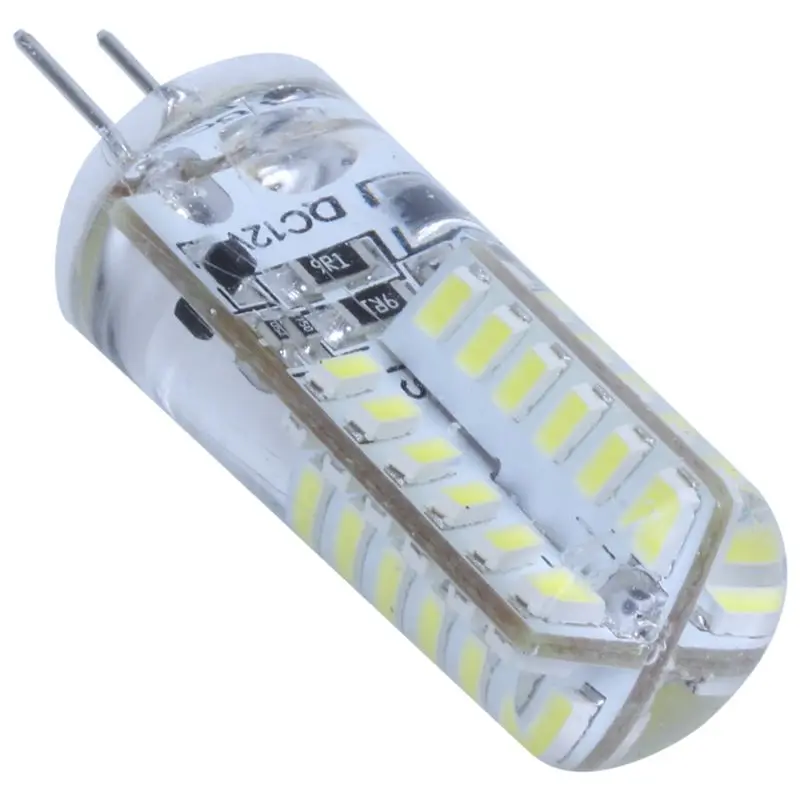 10 шт. G4 3W светодиодный светильник лампа 3014 SMD DC 12V 6000-7000K холодный белый SU014