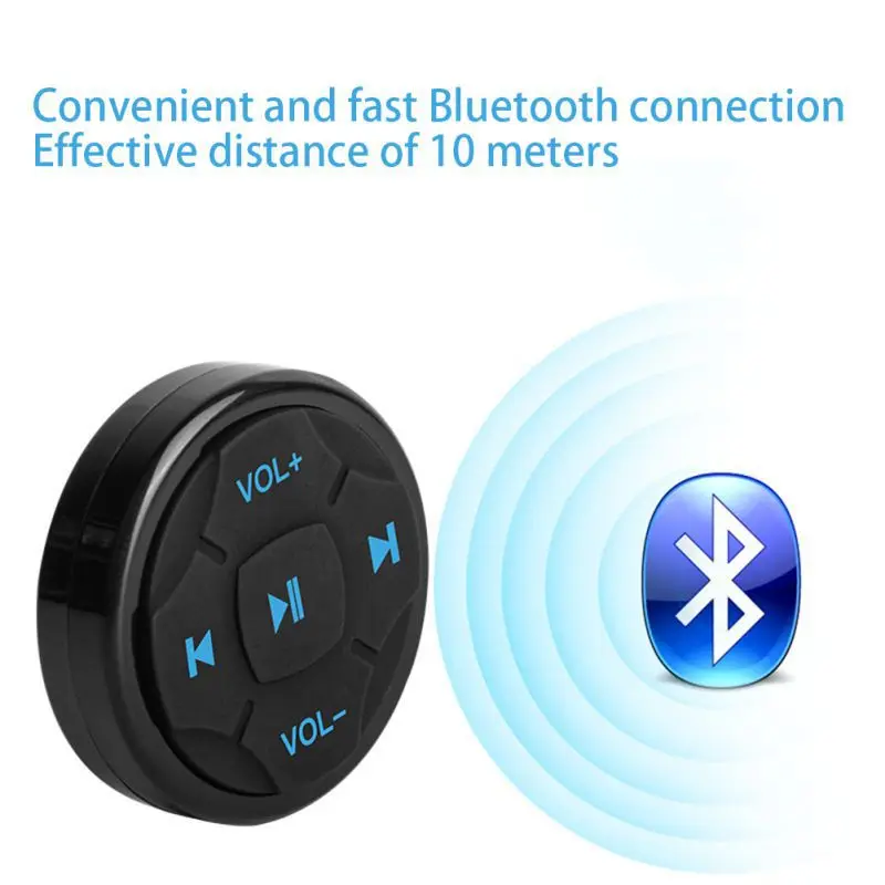 Автомобильный Bluetooth руль Мини Bluetooth 4,0 Автомобильный пульт дистанционного управления мобильный телефон Bluetooth пульт дистанционного управления