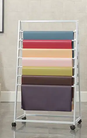 Brand new ribbon storage rack flower wrapping paper ribbon florist material rack fabric display rack 2