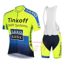 ¡Novedad de 2020! Conjunto de maillot de ciclismo Saxo Bank Tinkoff, pantalones cortos transpirables para bicicleta MTB, ropa de ciclismo, traje de GEL 20D