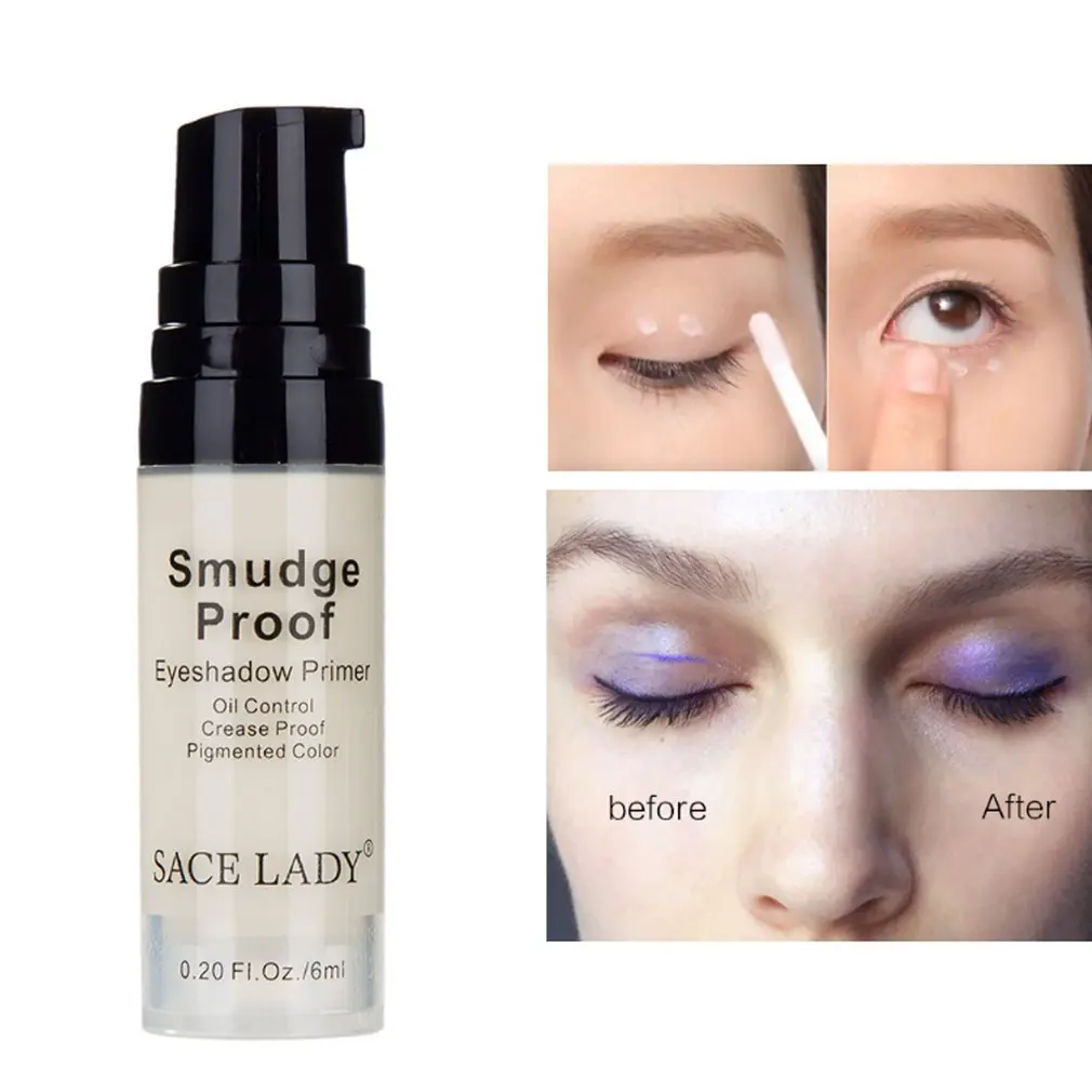 

SACELADY Liquid Oil-control Face Base Eyeshadow Primer Makeup Smooth Fine Lines Brighten Foundation Facial Cream Cosmetic