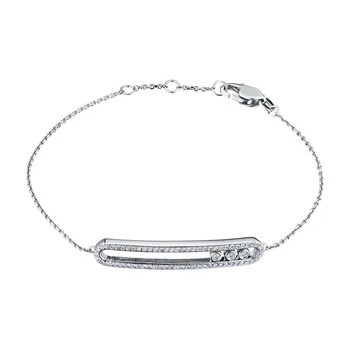 

White gold bracelet with diamonds e0901br06184100