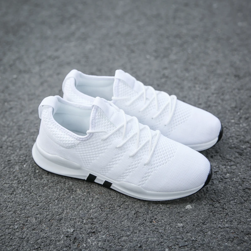 2019 мужские кроссовки из сетчатого материала на плоской подошве Мужская обувь без