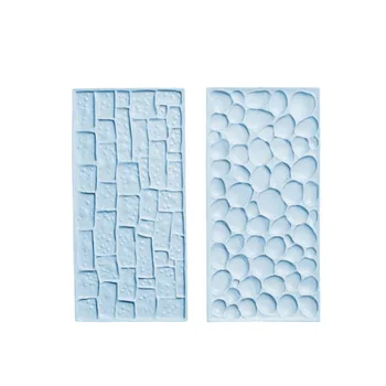 

Stone Pattern Plastic Mould Stampi in Silicone Designer DIY Clay Craft Concrete Molds