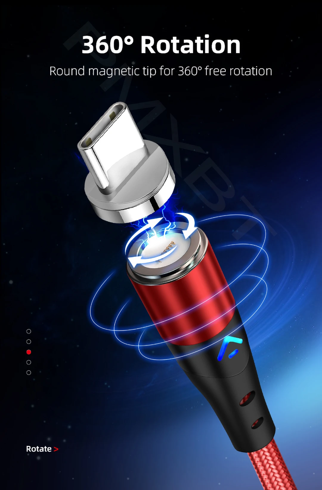 Магнитный кабель для быстрой зарядки Micro usb type-C для мобильных смартфонов iPhone, samsung, Xiaomi, USB-C, 3 А, шнур для быстрой зарядки и передачи данных