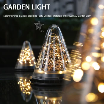

Home Yard Solar Powered Festival Hanging Flickering Outdoor Waterproof Path Landscape LED Garden Light Decoration 3 Modes Lawn