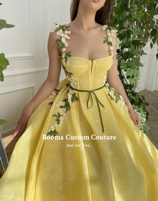 Yellow Quinceanera Dresses With 3D Floral Off Shoulder Sweet 15 16 Party  Gowns | eBay