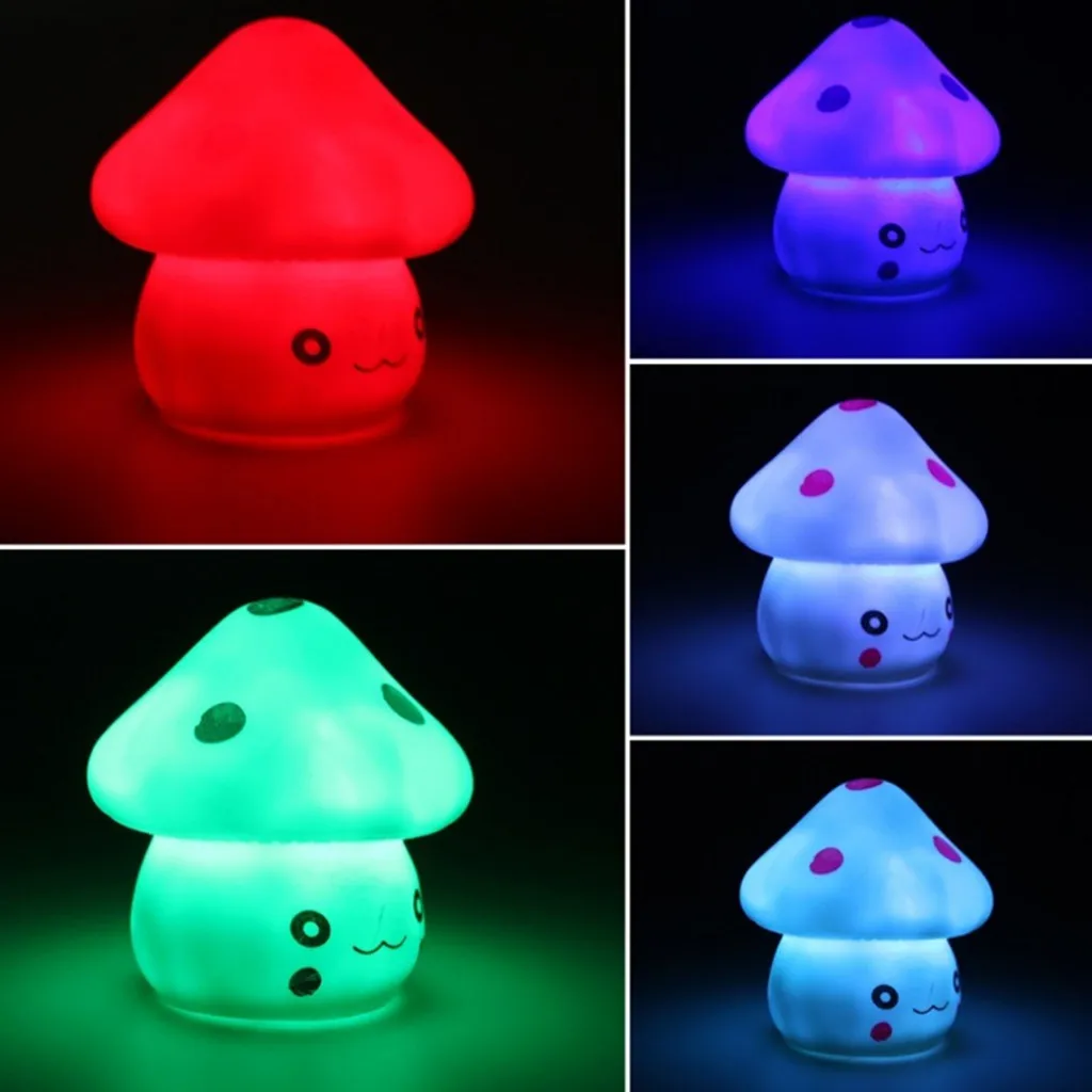 LED Colorful Night Lights for Children Kids Sweet Nursery Room Decor Lamps Cute animal led night light A1 | Лампы и освещение
