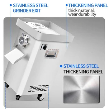 

300kg/h Electric vertical meat grinder stainless steel household powerful broken meat stuffing sausage machine