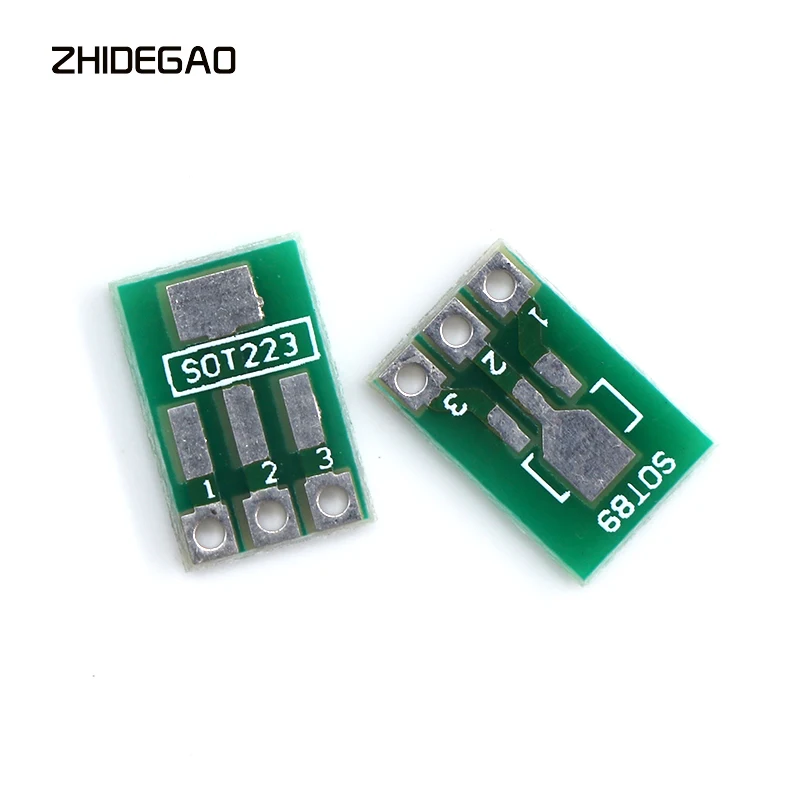 20pcs SOT89 SOT223 to DIP PCB Transfer Board DIP Pin Board Pitch Adapter keysets