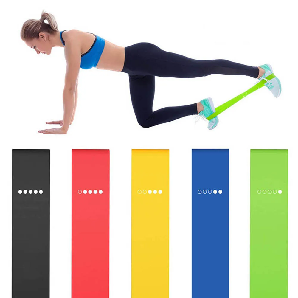 Yoga Resistance Bands Loop Exercise Rubber Gym Elastic Band Fitness Training