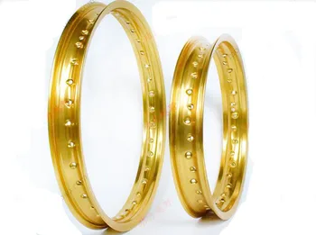 

Tricker XG250 Golden Color 36 Spokes 1.85X19 2.15X16 CNC Aluminum Alloy Motorcycle Off Road Dirt Bike Front Rear Spoke Wheel Rim