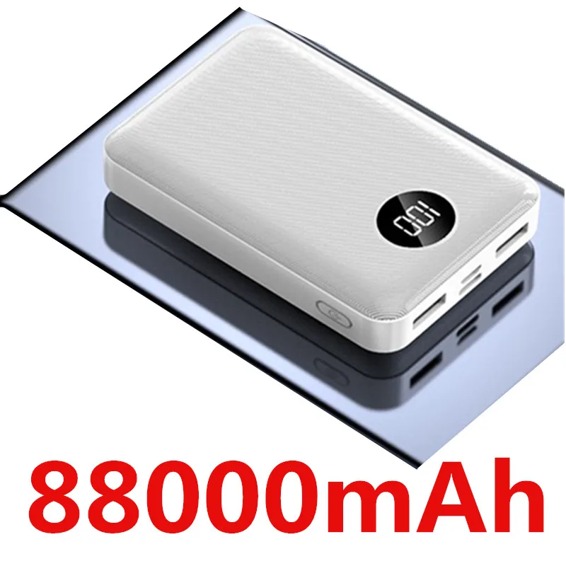 type c power bank Power Bank 88000mAh Two-way Super Fast Charge Portable Power Bank External Auxiliary Battery Charger for Mobile Phone mobile power bank Power Bank