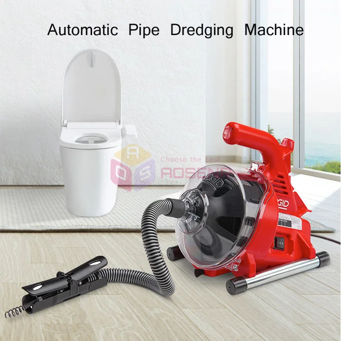New 220v Household Electric Drain Cleaner Toilet Dredge Sewer Plumbing