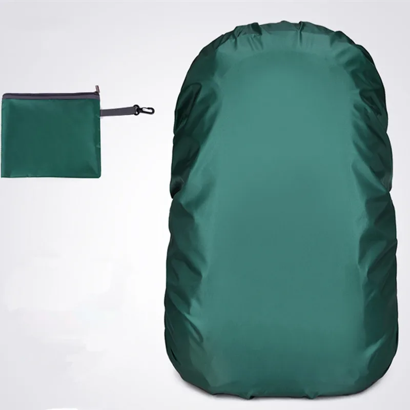 Дождевик рюкзак 80L 70L 60L Пылезащитная водонепроницаемая сумка камуфляжная тактическая уличная походная альпинистская Пылезащитная дождевик - Цвет: Зеленый цвет