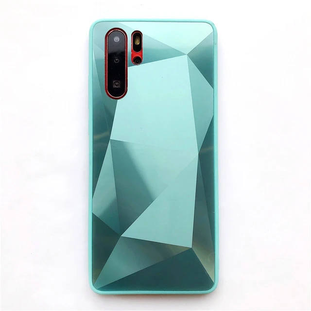 Зеркало 3D Алмазный чехол для huawei Y5 Y6 Y7 Y9 P Smart плюс P30 P20 Коврики 20 Lite Honor 7C Pro 8A 8S 8X9 10 Lite 10i крышка - Цвет: Green