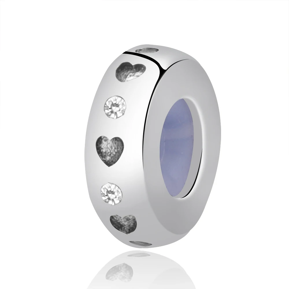 5 925 стерлингового серебра Fit Pandora Браслеты собака животное следа разделитель со стразами бусины для Подвески для изготовления украшений DIY - Цвет: 5
