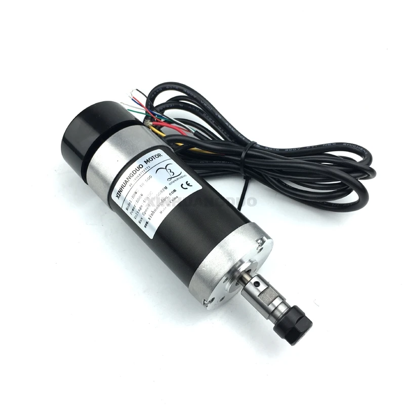 DC 48V 500W бесщеточный электродвигатель вращения шпинделя мотор шпинделя гравировки ER11/ER16 Цанга для мини токарный станок с ЧПУ станок