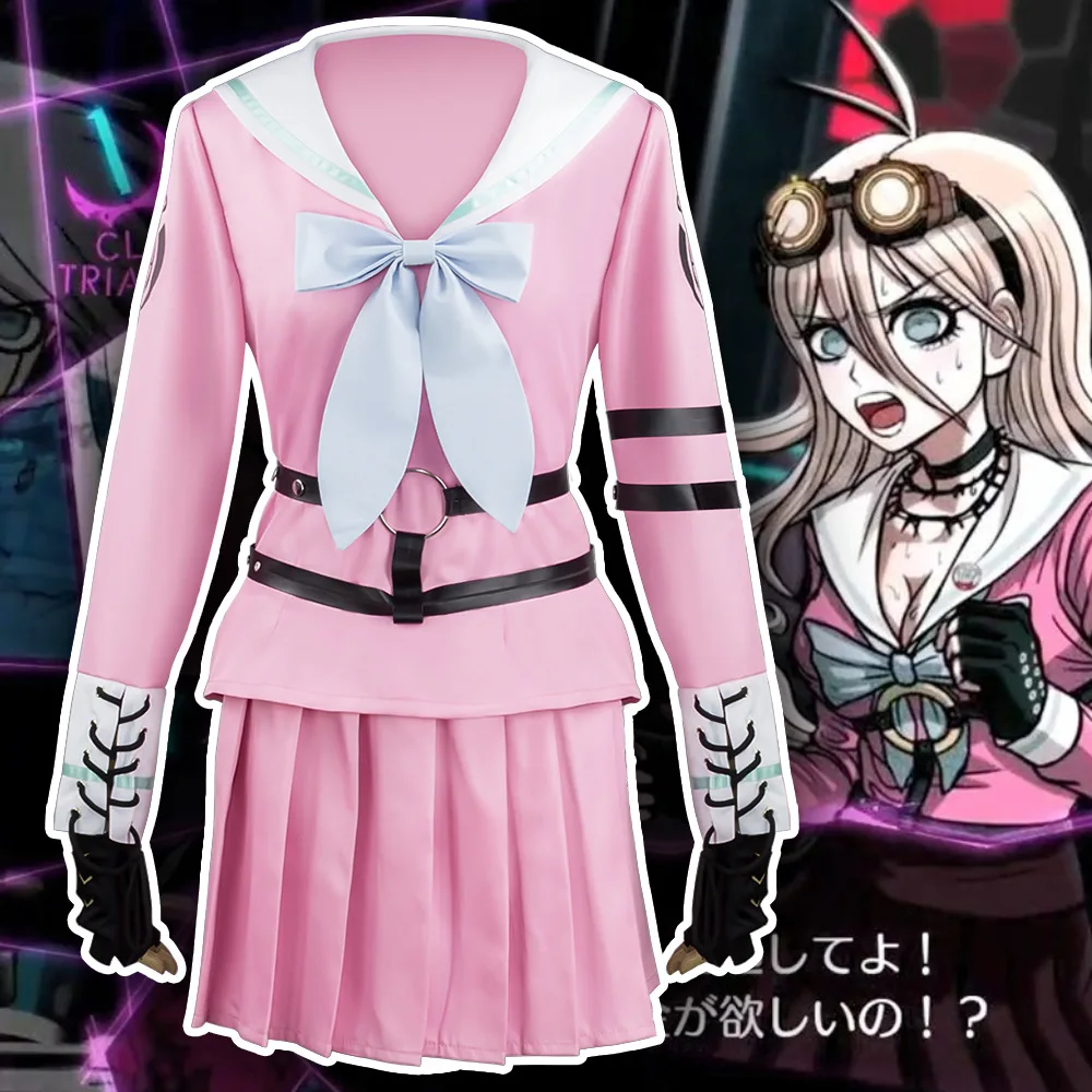 Anime Danganronpa V3 Miu Iruma Cosplay Costume for Women Girl Halloween Party Uniform Christmas Gift Girlfriend |