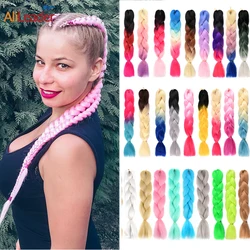 24Inches100G Yaki Jumbo Braid Hair Long Straight Synthetic Hair Extension Pre Stretched Jumbo Braids Wholesale Jumbo Braids Hair