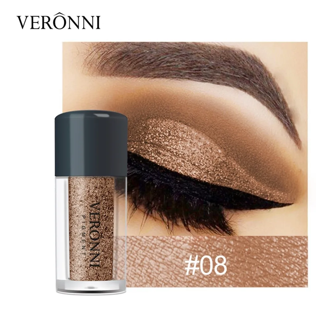 H Eyeshadow Pallete Beauty Glazed makeup Portable 12 Colors/Set Metalliic Shiny Smoky Eyes Eyeshadow Waterproof Glitter#35109 - Color: H