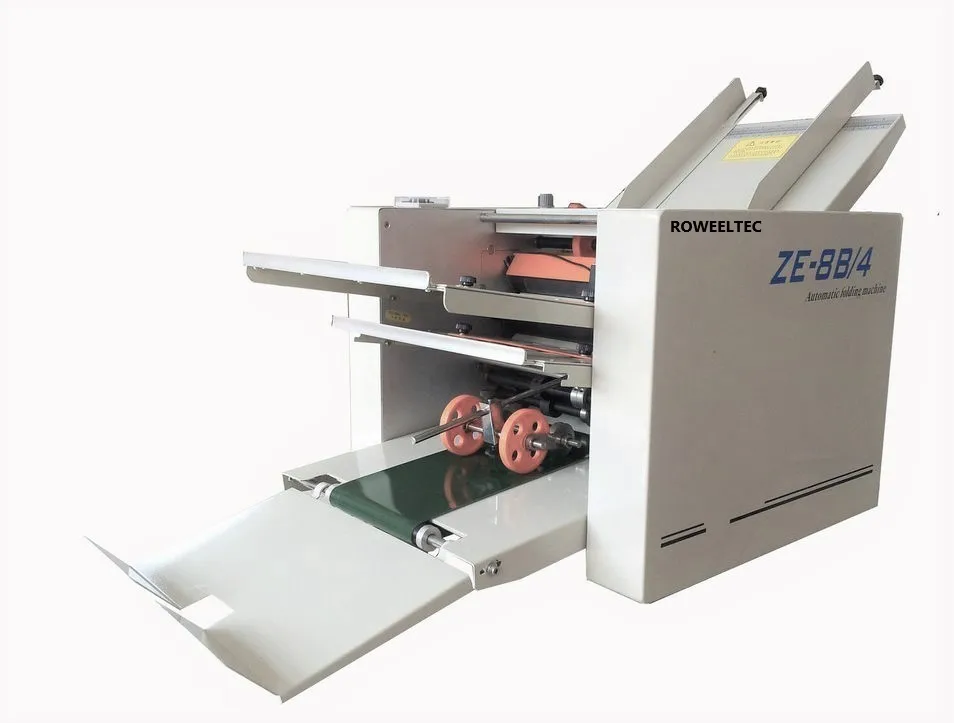 

Brand New Automatic Paper folding machine Paper Folder Machine ZE-8B/4 4 Fold plate